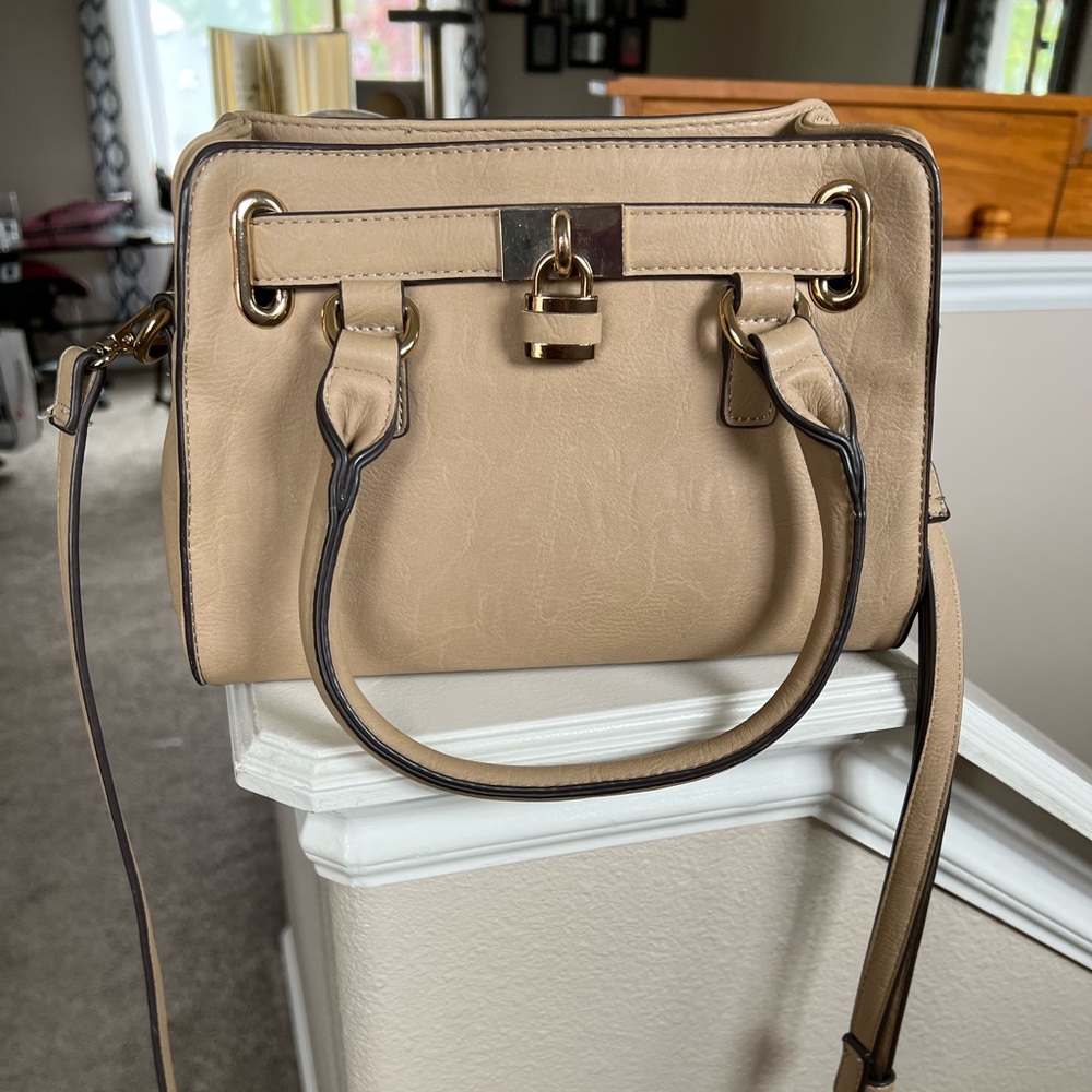 COPY - Charlotte Russe Tan Satchel